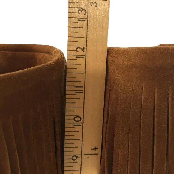 Minnetonka 3-Layer Fringe Boots/Moccasins NEW - Picture 13 of 14